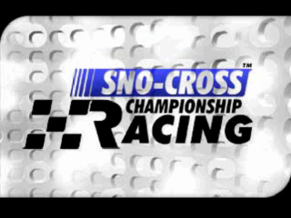 SnoCross Championship Racing title screen for Playstation